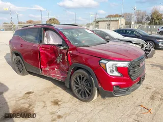 2023 GMC Terrain SLT with VIN 3GKALPEG8PL232454, listed as a IAAI auction lot 41510213 with 44,521 mi miles. Bid and sale history available at carsss.com. Image 1.