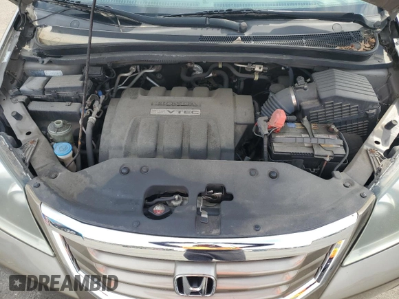 2010 Honda Odyssey EX with VIN 5FNRL3H4XAB042606, listed as a Copart auction lot 55256765 with 69,801 mi miles and Clean title. Bid and sale history available at DreamBid. Image 12.
