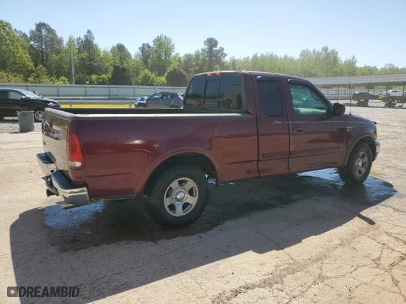 1999 Ford F-150 Work Series with VIN 1FTRX17WXXNC12811, listed as a Copart auction lot 52537395 with 0 mi miles and Salvage Title. Bid and sale history available at carsss.com. Image 3.