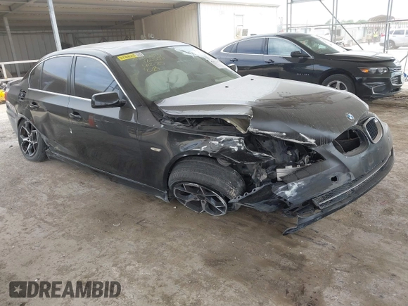 2010 BMW 5 Series 528i with VIN WBANU5C56AC126505, listed as a IAAI auction lot 42072076 with Not Provided miles and . Bid and sale history available at carsss.com. Image 1.
