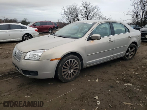 2009 Mercury Milan Premier z VIN 3MEHM08139R624584, wystawiony jako Copart lot #53060605 z przebiegiem 76 603 mil mil oraz Nie do naprawy • Non repairable. Historia ofert i sprzedaży dostępna na DreamBid. Obrazek 1.