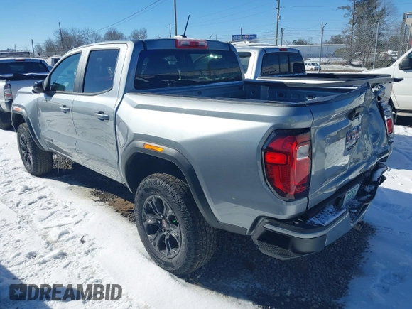 2024 GMC Canyon 2WD Elevation with VIN 1GTP5BEK9R1318857, listed as a IAAI auction lot 41280783 with 107 mi miles. Bid and sale history available at carsss.com. Image 3.