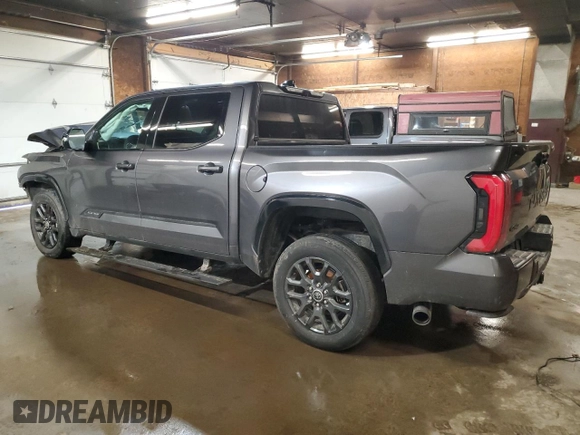 2023 Toyota Tundra Platinum с VIN 5TFNA5DB1PX111511, выставлен на аукционе Copart как лот 43710805 с пробегом Не указан миль и Списание • Salvage title. История ставок и продаж доступна на DreamBid. Изображение 2.
