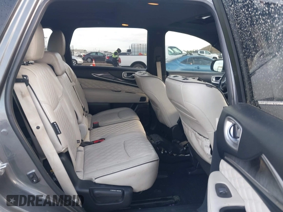 2019 Infiniti QX60 Pure z VIN 5N1DL0MN7KC522605, wystawiony jako IAAI lot #42257708 z przebiegiem 60 357 mil mil oraz . Historia ofert i sprzedaży dostępna na DreamBid. Obrazek 8.