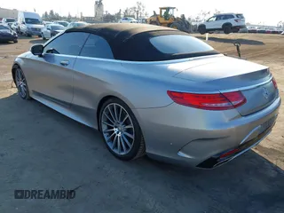 2017 Mercedes-Benz S 550 with VIN WDDXK8CB7HA020360, listed as a IAAI auction lot 41356889 with 43,706 mi miles and . Bid and sale history available at DreamBid. Image 3.