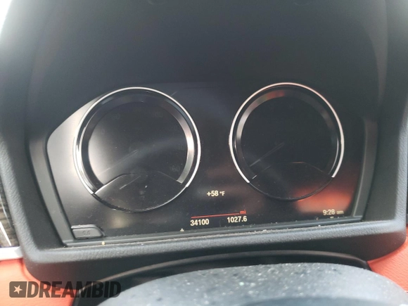 2022 BMW X2 sDrive28i with VIN WBXYH9C05N5T67775, listed as a Copart auction lot 44045505 with 34,100 mi miles and Salvage Title. Bid and sale history available at carsss.com. Image 9.