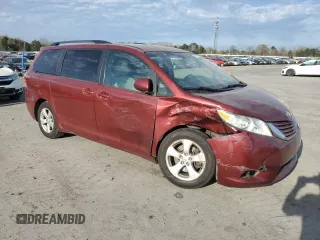 2016 Toyota Sienna LE AAS with VIN 5TDKK3DC6GS749952, listed as a Copart auction lot 51091725 with 341,063 mi miles and Salvage Title. Bid and sale history available at carsss.com. Image 4.
