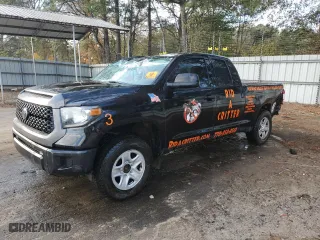 2018 Toyota Tundra 2WD SR with VIN 5TFRY5F17JX231385, listed as a Copart auction lot 81738214 with 291,340 mi miles and Salvage Title. Bid and sale history available at carsss.com. Image 1.