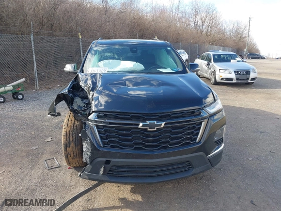 2022 Chevrolet Traverse LT Leather with VIN 1GNEVHKW7NJ174809, listed as a IAAI auction lot 41555992 with 50,154 mi miles. Bid and sale history available at carsss.com. Image 12.