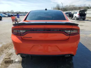 2019 Dodge Charger R/T with VIN 2C3CDXCT5KH519855, listed as a Copart auction lot 48300085 with 80,151 mi miles and Salvage Title. Bid and sale history available at DreamBid. Image 6.