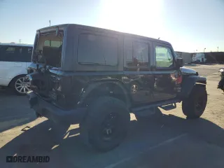 2018 Jeep Wrangler Unlimited Sport with VIN 1C4HJXDG6JW105088, listed as a Copart auction lot 89300745 with 80,928 mi miles and Salvage Title. Bid and sale history available at carsss.com. Image 3.
