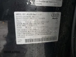 2008 Audi Q7 4.2L Premium with VIN WA1BV74LX8D027406, listed as a Copart auction lot 47943195 with 0 mi miles and Salvage Title. Bid and sale history available at carsss.com. Image 13.