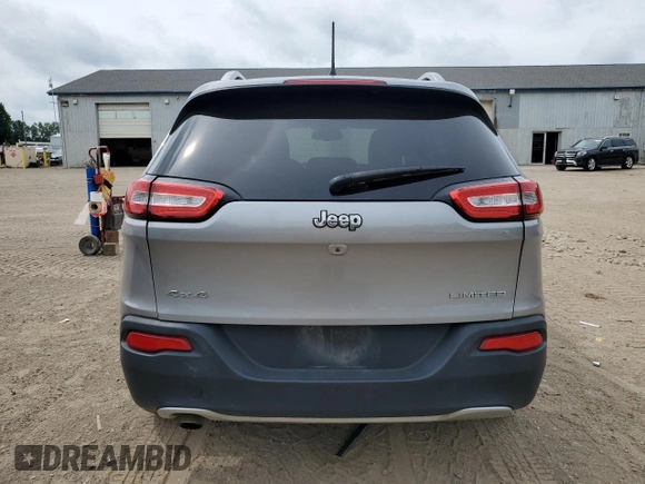 2016 Jeep Cherokee Limited with VIN 1C4PJMDBXGW202608, listed as a Copart auction lot 63011405 with 102,246 mi miles and Clean title. Bid and sale history available at DreamBid. Image 6.
