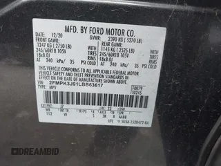 2020 Ford Edge SEL с VIN 2FMPK3J91LBB63617, выставлен на аукционе IAAI как лот 41697412 с пробегом 45 352 миль миль и . История ставок и продаж доступна на DreamBid. Изображение 9.