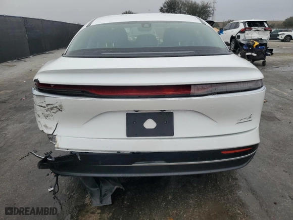 2025 Lucid Air Touring with VIN 50EA1TEA1SA008797, listed as a Copart auction lot 42288775 with 954 mi miles and Salvage Title. Bid and sale history available at carsss.com. Image 6.