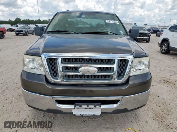 2008 Ford F-150 XL with VIN 1FTRW12W18KF04621, listed as a Copart auction lot 62176355 with 195,577 mi miles and Salvage title. Bid and sale history available at DreamBid. Image 5.