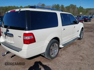 2007 Ford Expedition EL Limited with VIN 1FMFK195X7LA90755, listed as a IAAI auction lot 41606576 with 1 mi miles. Bid and sale history available at carsss.com. Image 4.