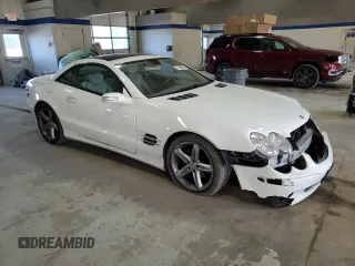 2006 Mercedes-Benz SL 500 with VIN WDBSK75F06F115114, listed as a Copart auction lot 42569065 with 60,360 mi miles and Salvage title. Bid and sale history available at DreamBid. Image 4.