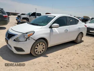 2017 Nissan Versa SV with VIN 3N1CN7AP7HK443305, listed as a Copart auction lot 57364345 with 109,296 mi miles and Salvage title. Bid and sale history available at DreamBid. Image 1.