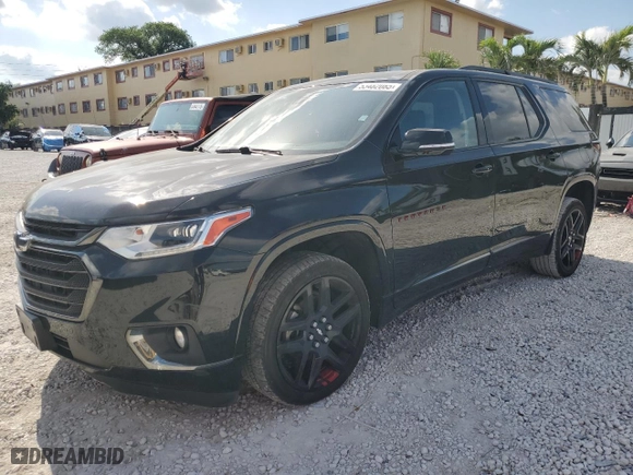 2018 Chevrolet Traverse Premier with VIN 1GNEVJKW2JJ254701, listed as a Copart auction lot 53482085 with 152,687 mi miles and Clean Title. Bid and sale history available at carsss.com. Image 1.