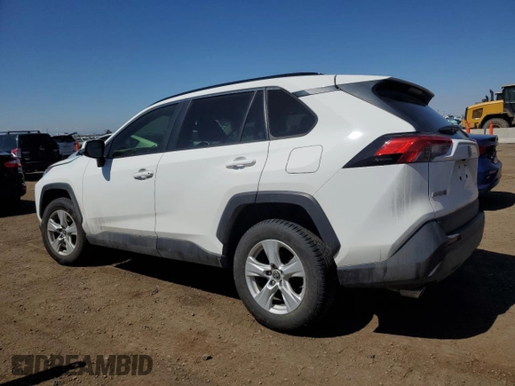 2019 Toyota RAV4 XLE with VIN JTMP1RFVXKD021338, listed as a Copart auction lot 52578515 with 41,327 mi miles and Salvage Title. Bid and sale history available at DreamBid. Image 2.