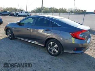 2019 Honda Civic Sedan LX with VIN 2HGFC2F61KH558416, listed as a IAAI auction lot 41636764 with 47,910 mi miles. Bid and sale history available at carsss.com. Image 3.
