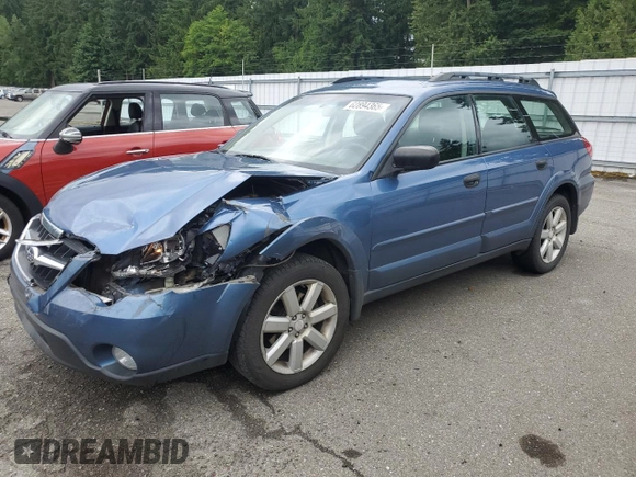 2008 Subaru Outback i with VIN 4S4BP61C987317287, listed as a Copart auction lot 62894365 with 177,150 mi miles and Salvage title. Bid and sale history available at DreamBid. Image 1.