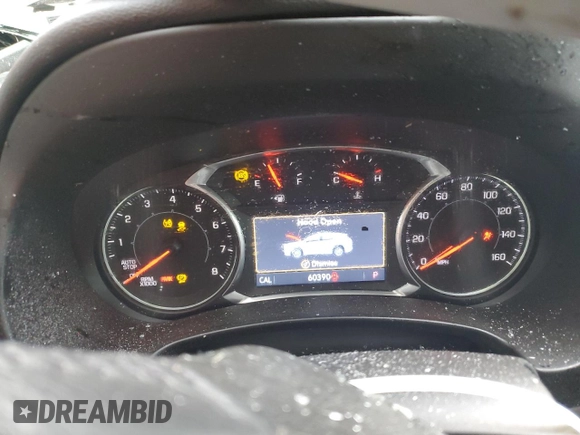 2020 GMC Terrain SLT with VIN 3GKALVEV6LL260427, listed as a Copart auction lot 56290705 with 60,390 mi miles and Salvage title. Bid and sale history available at DreamBid. Image 9.