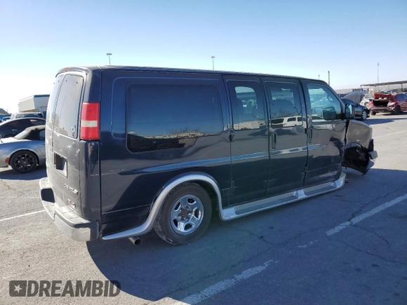 2005 Chevrolet Express Cargo Van YF7 Upfitter with VIN 1GBFG15T251252837, listed as a Copart auction lot 84286644 with 240,872 mi miles and Salvage Title. Bid and sale history available at carsss.com. Image 3.