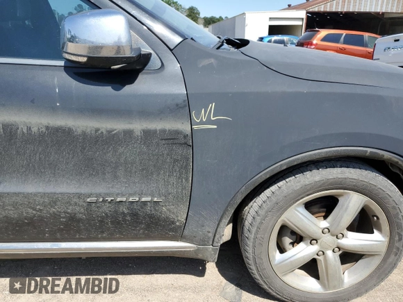 2011 Dodge Durango Citadel with VIN 1D4RD5GGXBC680375, listed as a Copart auction lot 54946715 with Not provided miles and Salvage title. Bid and sale history available at DreamBid. Image 12.