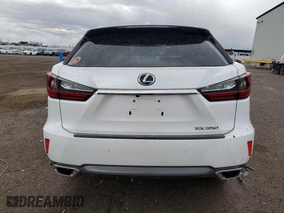 2018 Lexus RX 350 with VIN 2T2ZZMCA5JC115169, listed as a Copart auction lot 51717075 with 89,708 mi miles and Salvage Title. Bid and sale history available at DreamBid. Image 6.