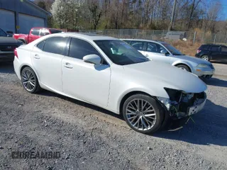 2014 Lexus IS 250 with VIN JTHCF1D21E5005746, listed as a IAAI auction lot 41892900 with 136,295 mi miles. Bid and sale history available at carsss.com. Image 1.