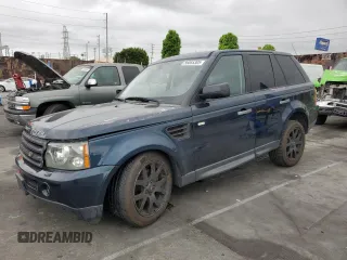 2009 Land Rover Range Rover Sport HSE z VIN SALSK254X9A197575, wystawiony jako Copart lot #56065305 z przebiegiem 127 760 mil mil oraz Szkoda całkowita • Salvage title. Historia ofert i sprzedaży dostępna na DreamBid. Obrazek 1.