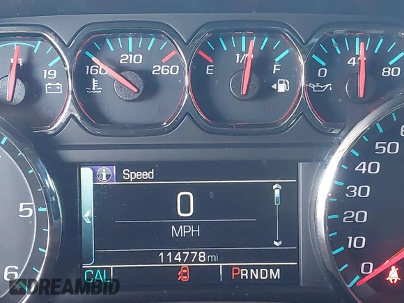 2015 Chevrolet Silverado 1500 LT with VIN 1GCRCREC6FZ423241, listed as a IAAI auction lot 40707309 with 114,778 mi miles. Bid and sale history available at carsss.com. Image 16.