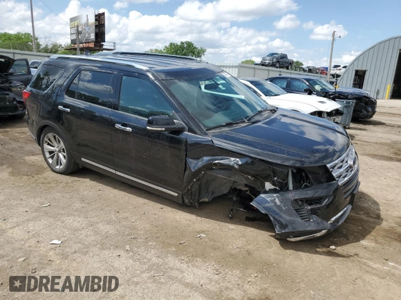 2019 Ford Explorer Limited with VIN 1FM5K8F82KGB39256, listed as a Copart auction lot 53683775 with 77,084 mi miles and Salvage title. Bid and sale history available at DreamBid. Image 4.