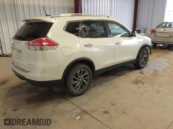 2016 Nissan Rogue SV with VIN KNMAT2MV7GP703027, listed as a IAAI auction lot 42082235 with 101,992 mi miles and . Bid and sale history available at DreamBid. Image 4.