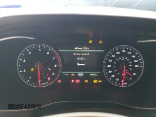 2019 Genesis G70 3.3T Advanced with VIN KMTG34LE2KU032322, listed as a Copart auction lot 66004014 with 24,852 mi miles and Salvage Title. Bid and sale history available at carsss.com. Image 9.