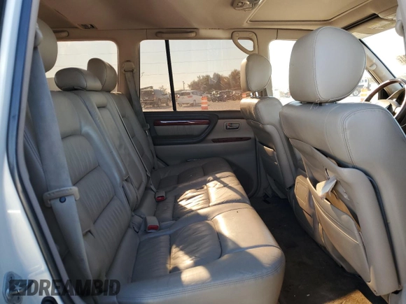 2000 Lexus LX 470 z VIN JT6HT00W7Y0114787, wystawiony jako Copart lot #84433924 z przebiegiem Nie podano mil oraz Szkoda całkowita • Salvage title. Historia ofert i sprzedaży dostępna na DreamBid. Obrazek 11.