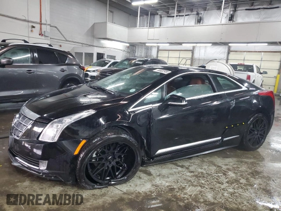 2014 Cadillac ELR z VIN 1G6RS1E45EU601538, wystawiony jako Copart lot #44822905 z przebiegiem 34 746 mil mil oraz Szkoda całkowita • Salvage title. Historia ofert i sprzedaży dostępna na DreamBid. Obrazek 1.