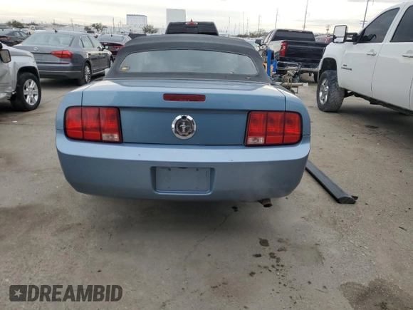 2007 Ford Mustang Deluxe with VIN 1ZVFT84N375280576, listed as a Copart auction lot 46369675 with 140,491 mi miles and Salvage Title. Bid and sale history available at carsss.com. Image 6.