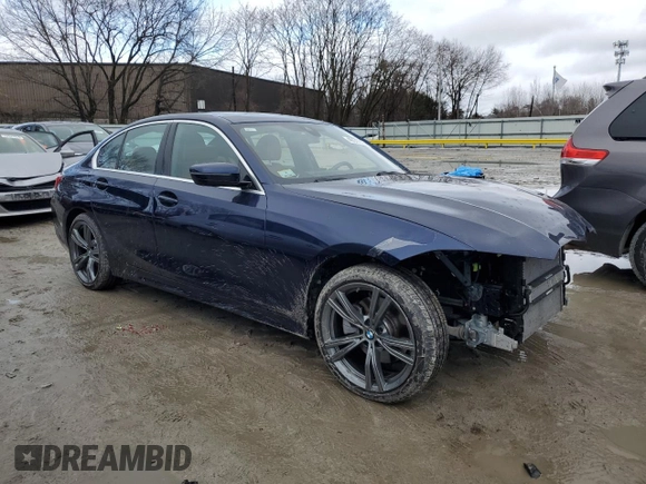 2024 BMW 3 Series 330i xDrive with VIN 3MW89FF09R8E24554, listed as a Copart auction lot 48177775 with 9,363 mi miles and Salvage Title. Bid and sale history available at carsss.com. Image 4.