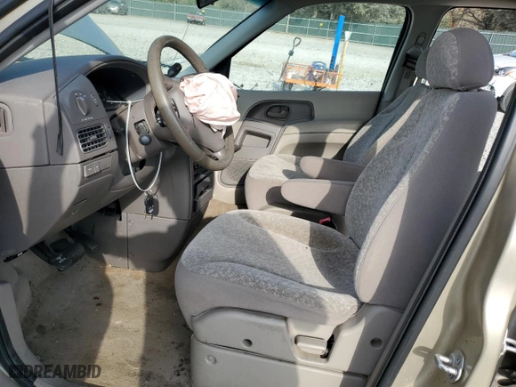 1999 Nissan Quest GXE with VIN 4N2XN11T0XD820268, listed as a Copart auction lot 78193644 with 82,807 mi miles and Salvage Title. Bid and sale history available at carsss.com. Image 7.