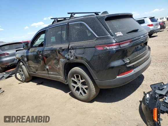 2023 Jeep Grand Cherokee Limited with VIN 1C4RJHBG7PC643161, listed as a Copart auction lot 64201035 with 18,074 mi miles and Salvage title. Bid and sale history available at DreamBid. Image 2.