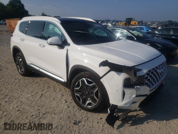 2023 Hyundai Santa Fe Hybrid Limited with VIN 5NMS5DA13PH010038, listed as a Copart auction lot 66276684 with 16,263 mi miles and Salvage Title. Bid and sale history available at carsss.com. Image 4.