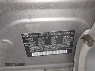 2018 Hyundai Santa Fe 2.4L with VIN 5NMZU3LB1JH100507, listed as a IAAI auction lot 42182116 with 103,826 mi miles and . Bid and sale history available at DreamBid. Image 9.