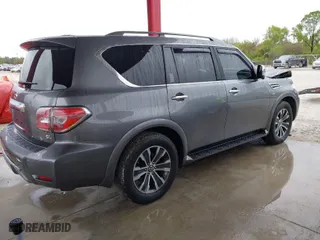 2019 Nissan Armada SL with VIN JN8AY2ND4K9091619, listed as a IAAI auction lot 41410978 with 98,452 mi miles. Bid and sale history available at carsss.com. Image 4.