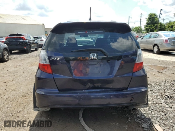 2010 Honda Fit Sport with VIN JHMGE8H44AC013385, listed as a Copart auction lot 63216515 with 228,358 mi miles and Salvage title. Bid and sale history available at DreamBid. Image 6.