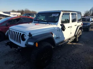 2020 Jeep Wrangler Unlimited Willys with VIN 1C4HJXDN9LW154108, listed as a Copart auction lot 84794694 with 64,609 mi miles and Salvage title. Bid and sale history available at DreamBid. Image 1.