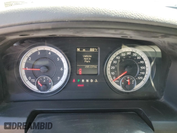 2014 Ram 1500 Tradesman with VIN 1C6RR7FG8ES408081, listed as a Copart auction lot 58241735 with 155,137 mi miles and Clean title. Bid and sale history available at DreamBid. Image 9.