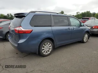 2017 Toyota Sienna XLE with VIN 5TDDZ3DC8HS166630, listed as a Copart auction lot 63404205 with 93,018 mi miles and Salvage title. Bid and sale history available at DreamBid. Image 3.